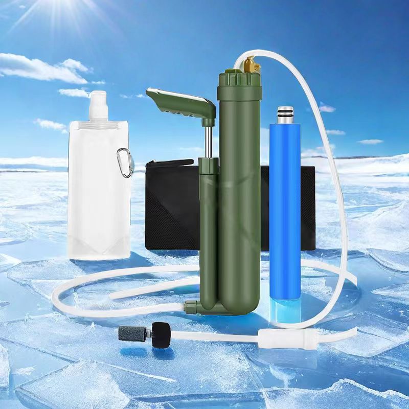 Water Filter Straw - Filterwell Portable Hand Pump RO Water