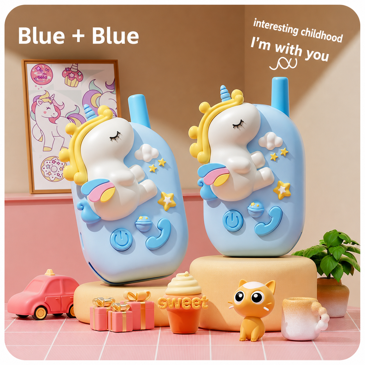 2pcs Cute Animal Toy Walkie Ta – обзор и цена Outdoor Adventure Toys For Kids