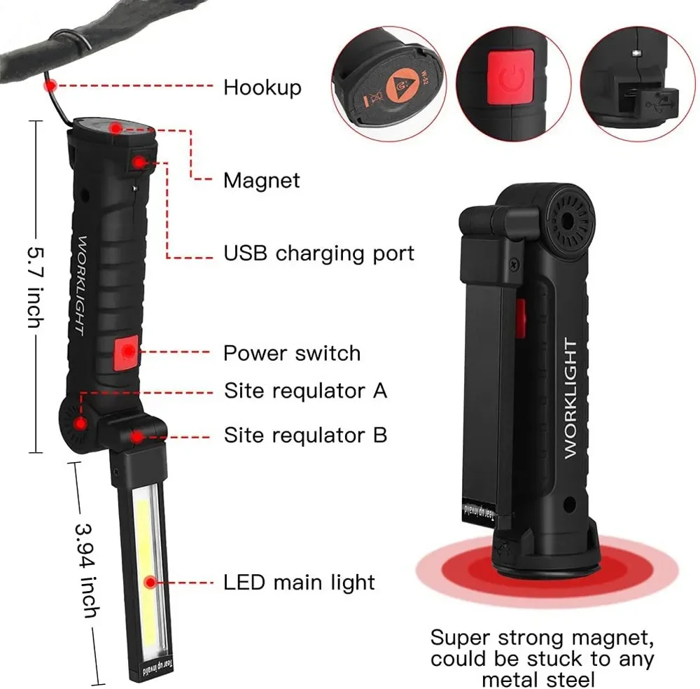 Portable COB LED Flashlight US – обзор и цена Outdoor Adventurer