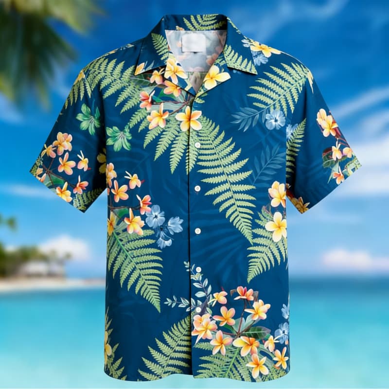 Men's Premium Hawaiian Floral  – обзор и цена Outdoor Adventure Vacations