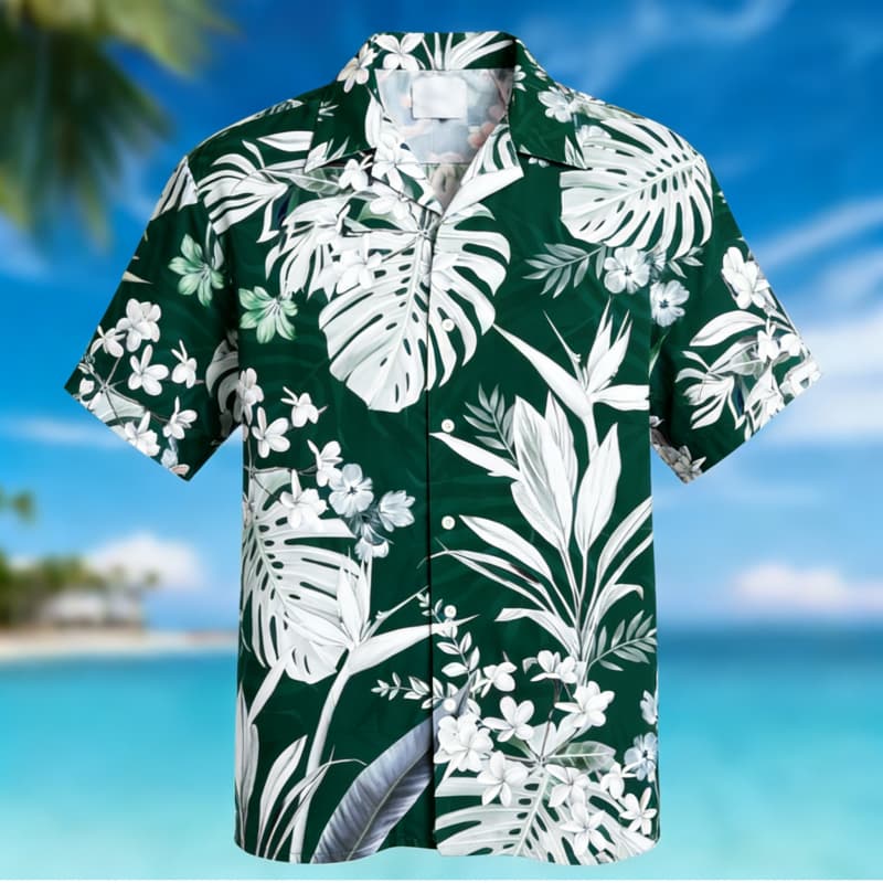 Men's Premium Hawaiian Floral  – обзор и цена Outdoor Adventure Vacations