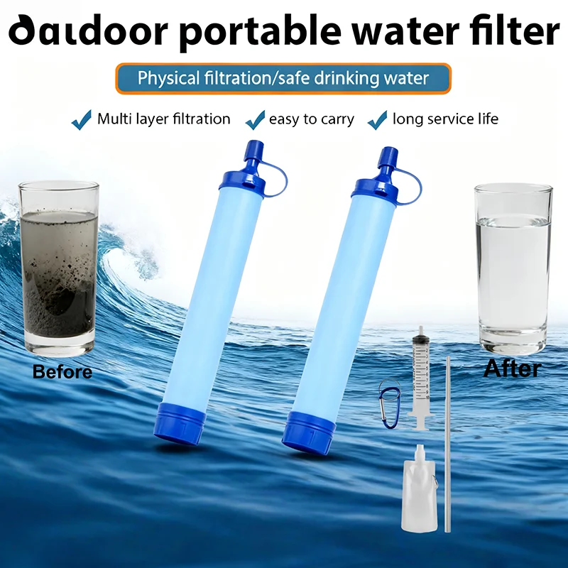 Outdoor Water Filter Straw Cam – обзор и цена Water Filter Straw