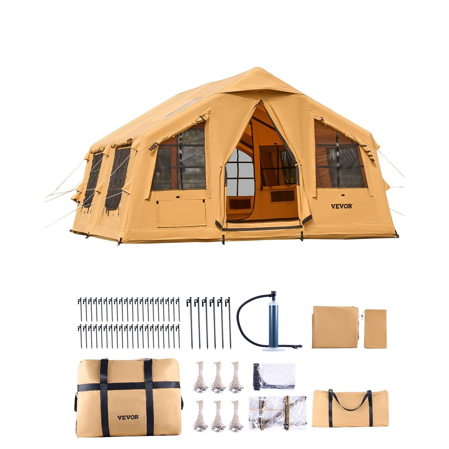 Inflatable Camping Tent – 4×3. – обзор и цена Outdoor Adventurer