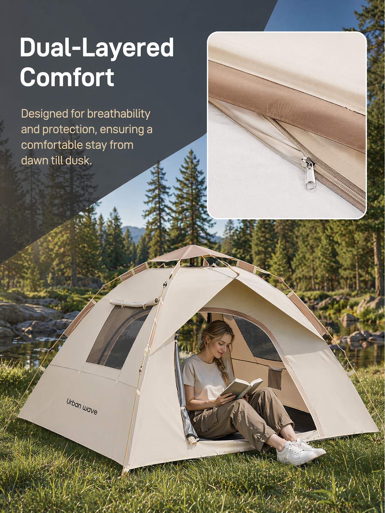 Automatic Pop-up Camping Tent, – обзор и цена Outdoor Adventure Vacations