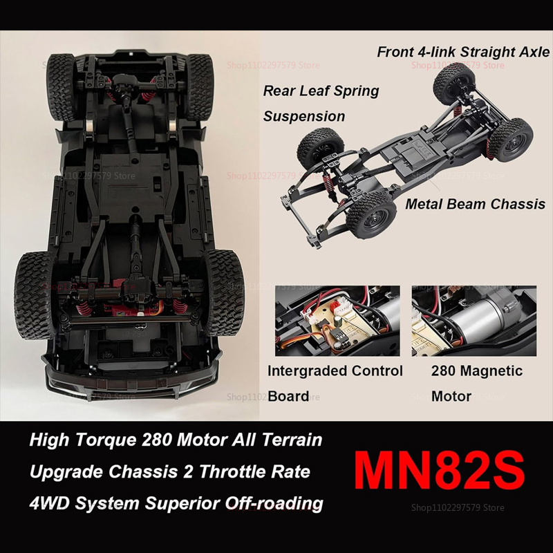 RC Crawler MN82S 1/12 Full Sca – обзор и цена Outdoor Adventure Toys For Kids