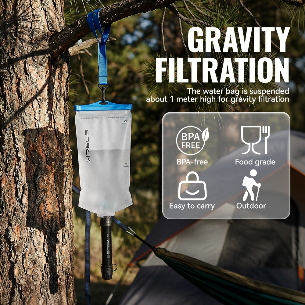 WRELS Outdoor Water Purifier P – обзор и цена Water Filter Straw