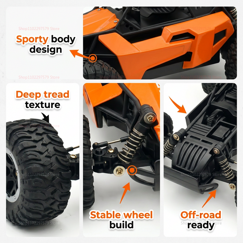 RC Monster Truck 1:16 Scale Re – обзор и цена Outdoor Adventure Toys For Kids
