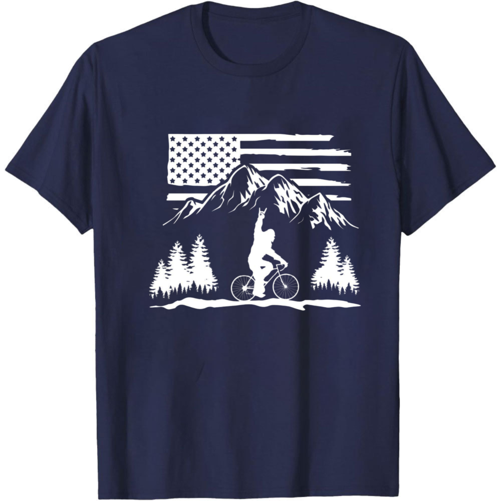 Mountain Biking Usa Flag Men T – обзор и цена Outdoor Adventure Usa
