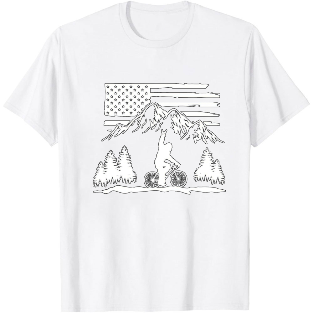 Mountain Biking Usa Flag Men T – обзор и цена Outdoor Adventure Usa