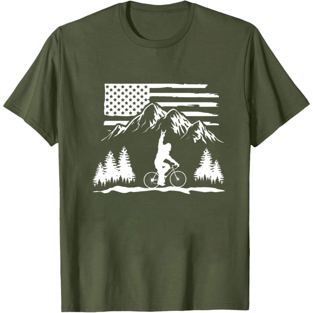 Mountain Biking Usa Flag Men T – обзор и цена Outdoor Adventure Usa