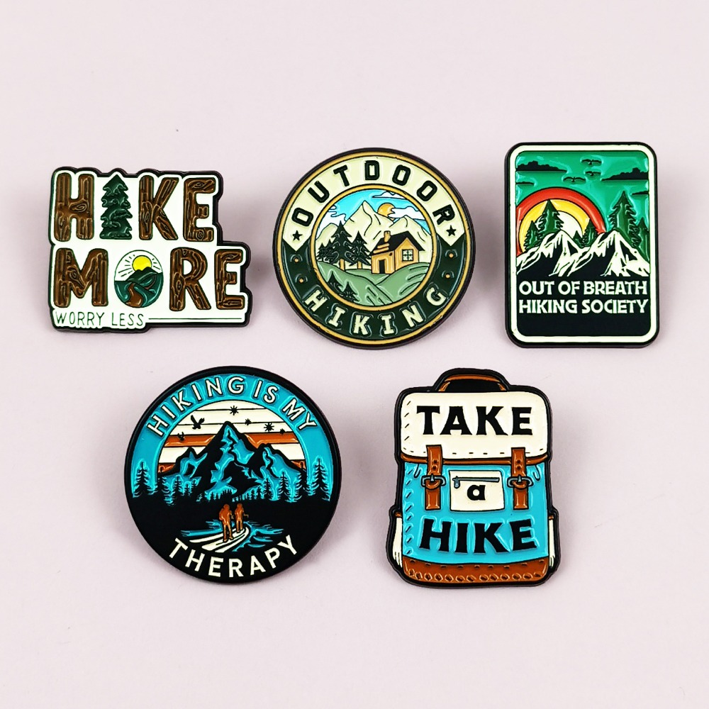 Vintage Outdoor Hiking Brooch  – обзор и цена Outdoor Adventures Clothing