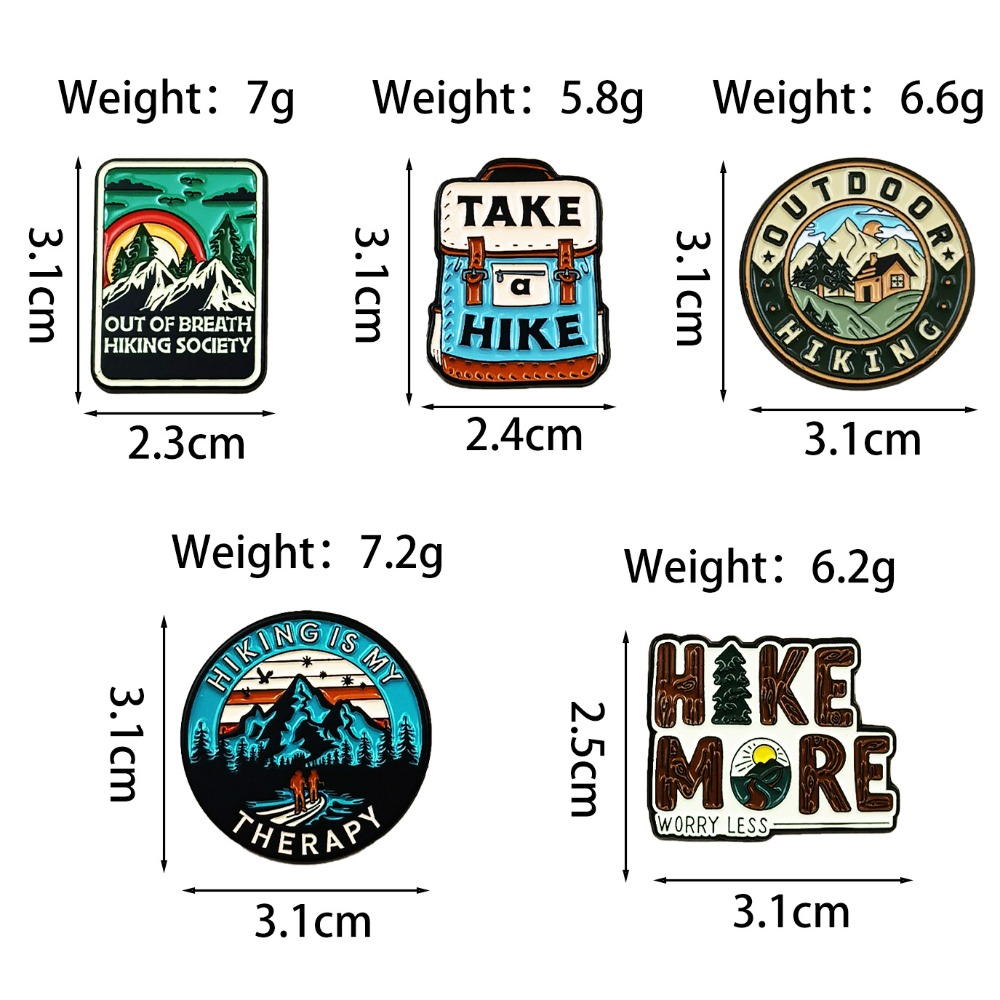 Vintage Outdoor Hiking Brooch  – обзор и цена Outdoor Adventures Clothing