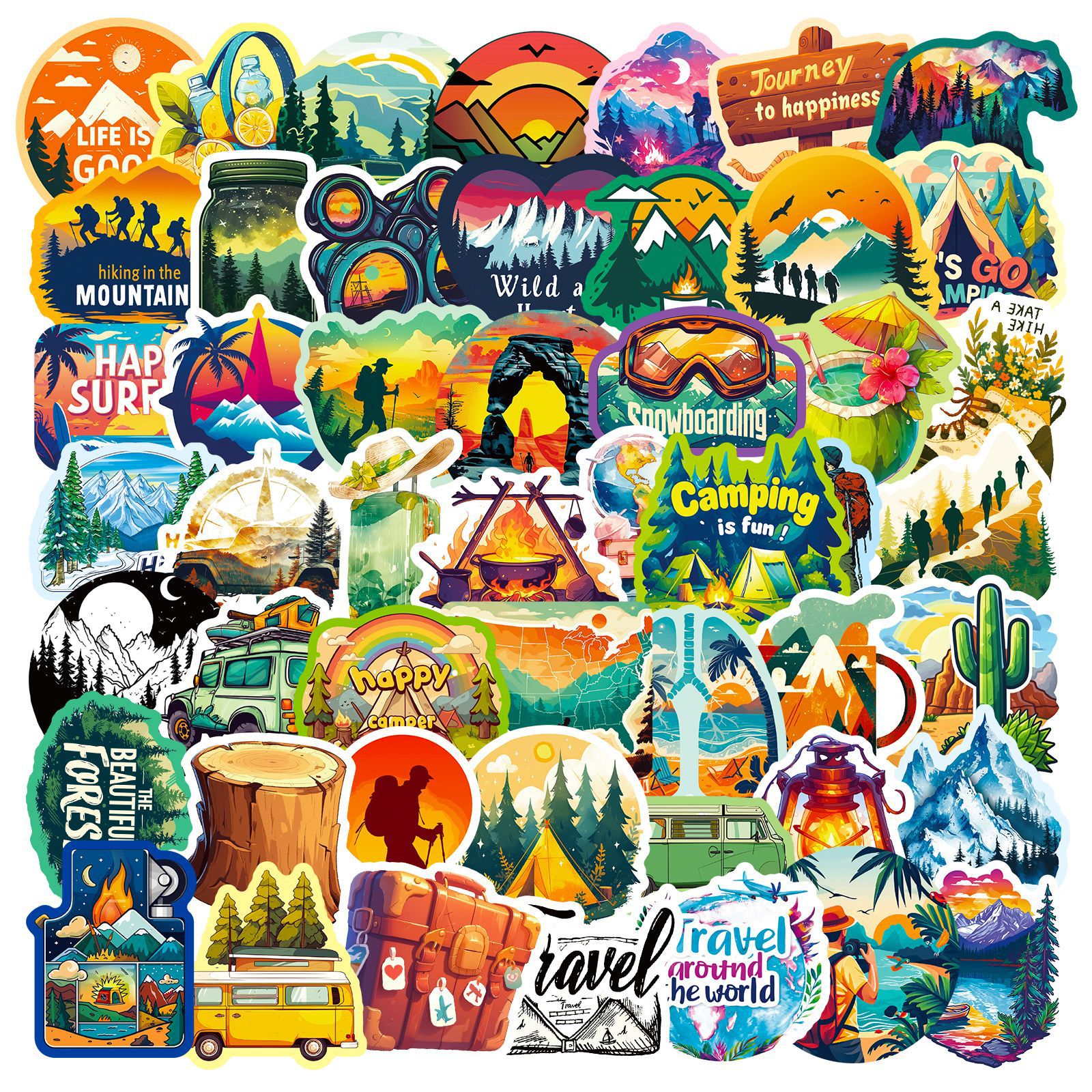 10/50PCS Outdoor Hiking Advent – обзор и цена Outdoor Adventure Toys For Kids