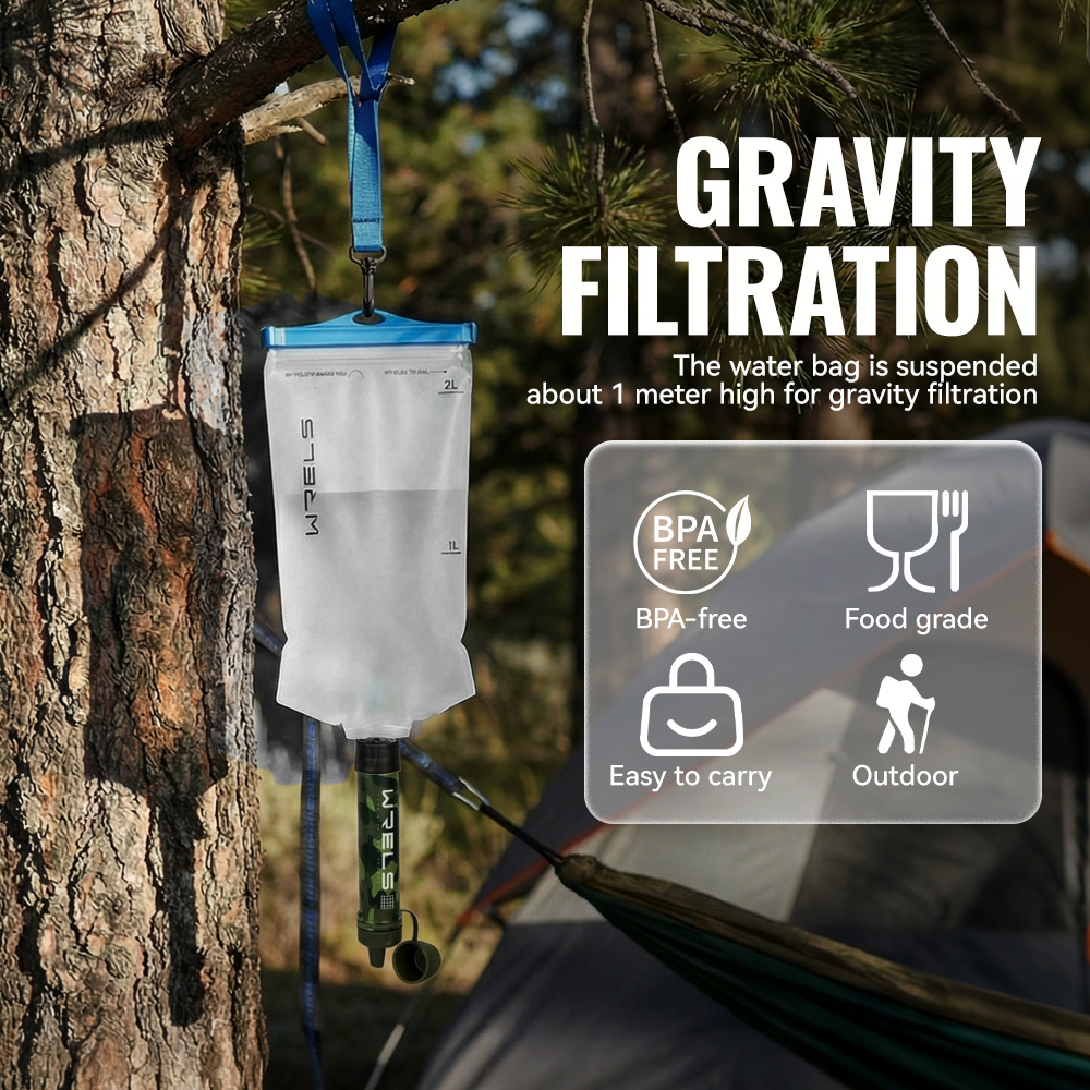 WRELS Outdoor Portable Water F – обзор и цена Water Filter Straw