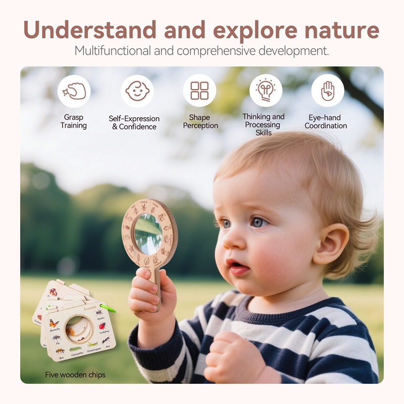 Wooden Montessori Toy Magnifyi – обзор и цена Outdoor Adventure Activities